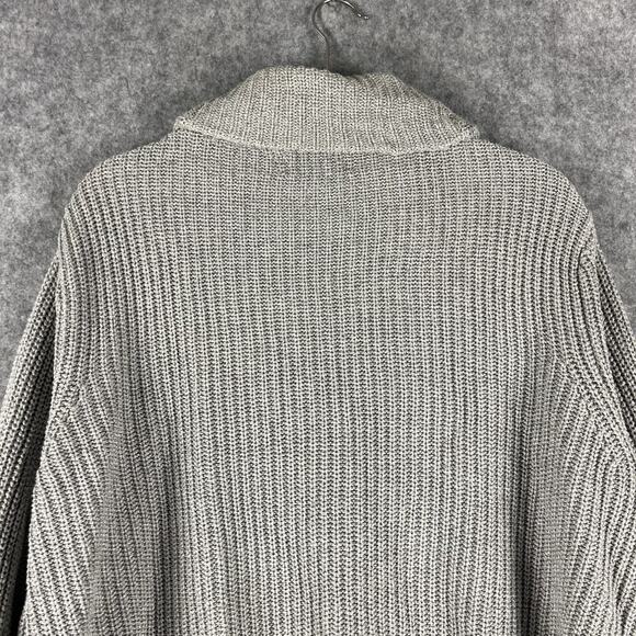Bonobos Shawl Collar Cardigan Sweater Mens Large Gray Slim Fit Ribbed Grandpa - Picture 12 of 15